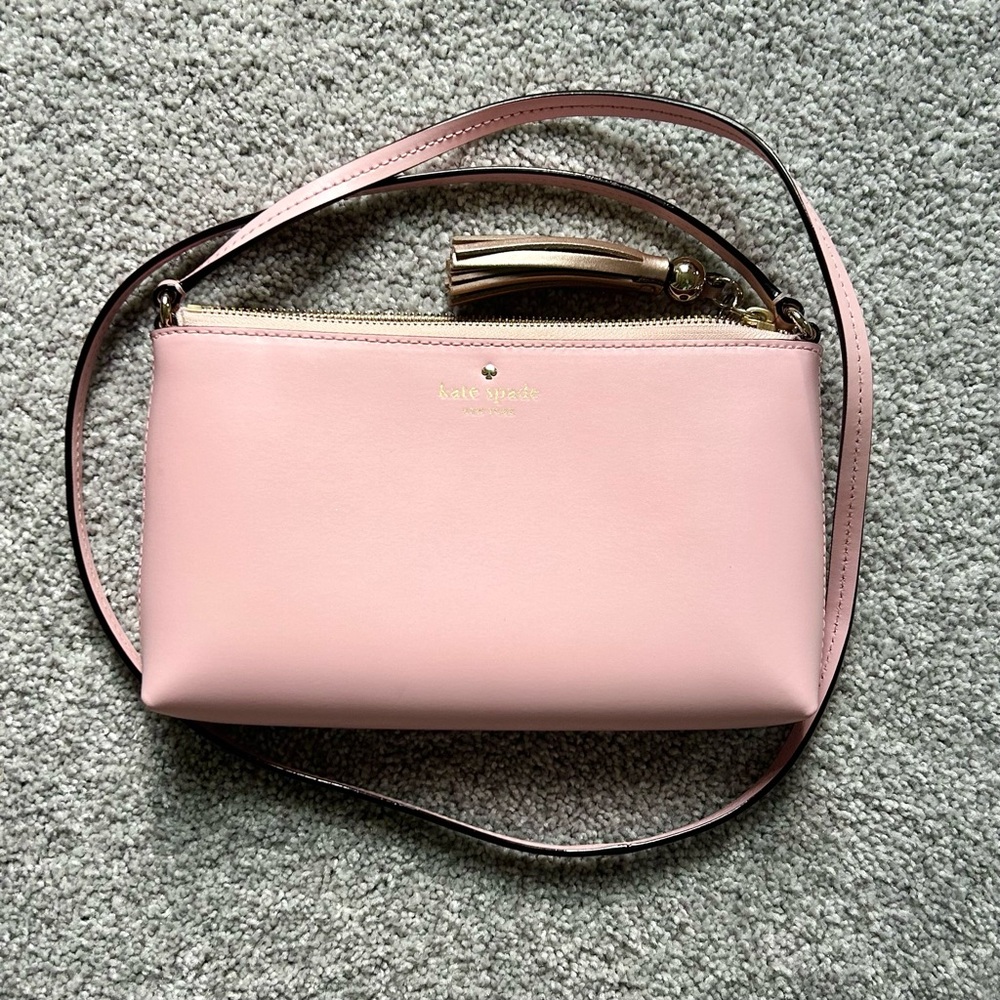 Kate Spade baby pink crossbody bag